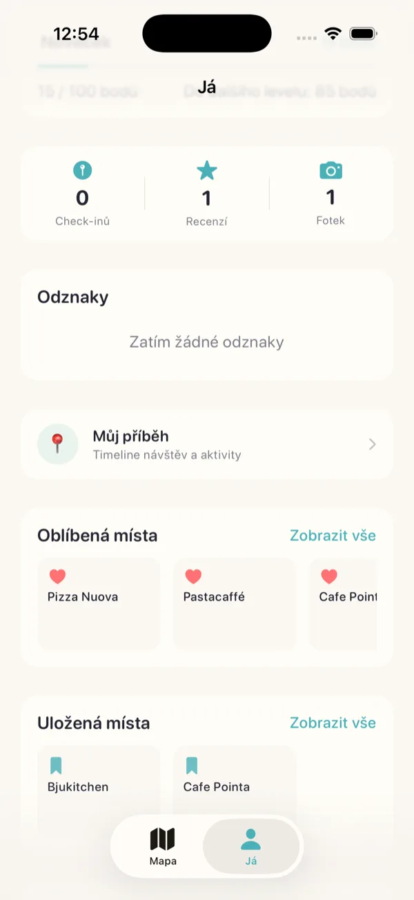 Baby Friendly — profil a gamifikace
